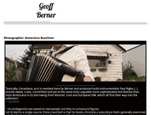 Tablet Screenshot of geoffberner.com